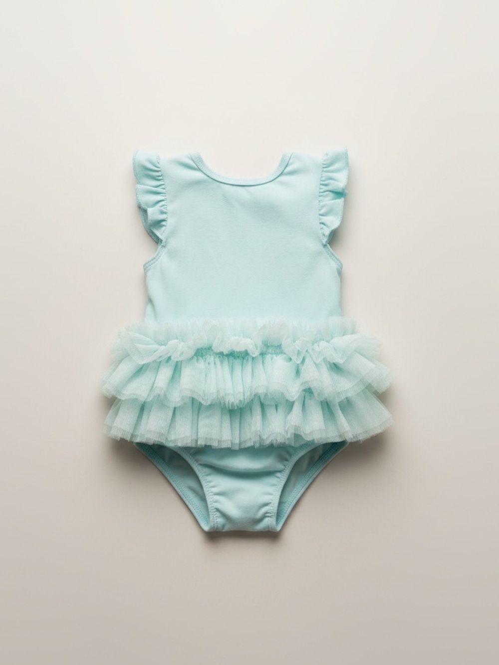 Light Blue Tutu “Got it from my Mama” Glitter Gold One Piece 18-24M - Picture 2 of 2